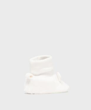 Chaussons de naissance avec détails en relief bébé fille vue4 - LITTLE LOVE - GEMO