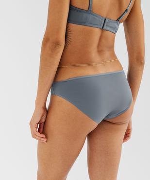 Culottes unies en microfibre femme (lot de 2) vue6 - GEMO 4G FEMME - GEMO