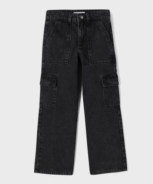 Jean Cargo Straight avec taille ajustable fille  vue4 - GEMO (ENFANT) - GEMO