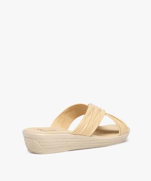 Mules femme confort à brides croisées vue4 - GEMO (CONFORT) - GEMO