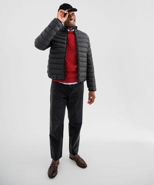 Doudoune déperlante à col montant homme vue3 - GEMO 4G HOMME - GEMO