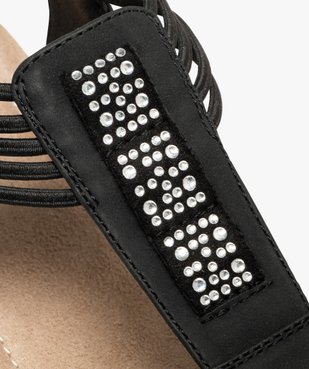 Sandales à petit talon compensé et brides élastiques femme vue12 - VALENTINA BALDA - GEMO