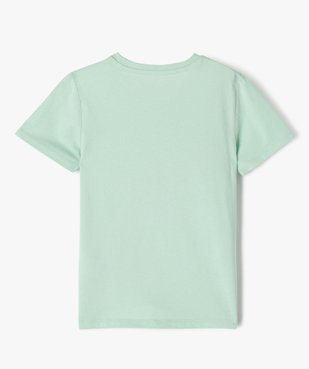 Tee-shirt manches courtes à motif en sequins réversibles garçon vue3 - GEMO 4G GARCON - GEMO