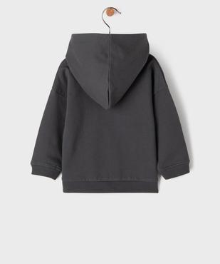 Sweat à capuche avec inscription bébé garçon - Nirvana vue3 - NIRVANA - GEMO