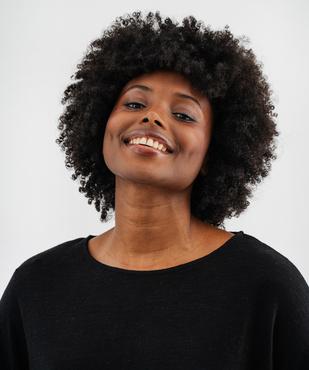 Haut de pyjama à manches chauve-souris femme vue2 - GEMO 4G FEMME - GEMO