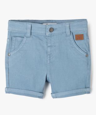 Short bébé garçon en toile de coton vue1 - GEMO(BEBE DEBT) - GEMO