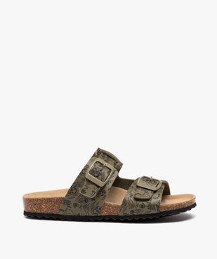 Mules garçon à motifs avec brides à boucle ajustables - Geox vue1 - GEOX - GEMO