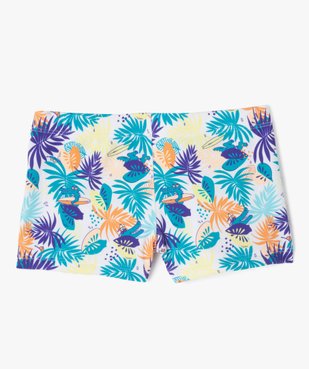 Maillot de bain boxer à motifs exotiques garçon vue1 - GEMO 4G GARCON - GEMO