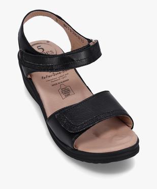 Sandales femme confort dessus cuir uni – 5 Reflex Zones vue5 - 5 REFLEX ZONES - GEMO