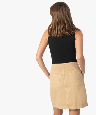 Débardeur femme en coton à col rond vue3 - GEMO(FEMME PAP) - GEMO