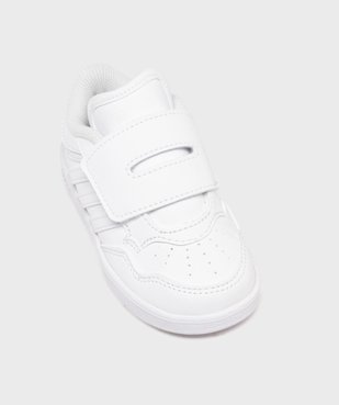 Baskets basses à scratch Hoops bébé garçon - Adidas vue5 - ADIDAS - GEMO