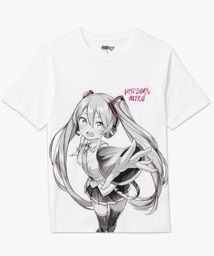 Tee-shirt manches courtes oversize avec motif manga femme - Hatsune Miku vue4 - HATSUNE MIKU - GEMO