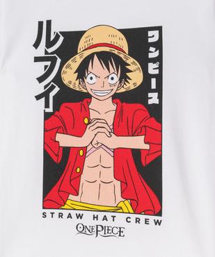 Pyjashort bicolore motif manga garçon - One Piece vue2 - ONE PIECE - GEMO