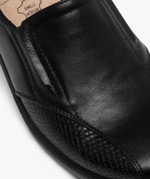 Mocassins confort bi-matières avec semelle compensée femme vue6 - G'FLEX - GEMO