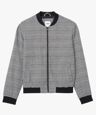 Blouson homme léger à motif pied de poule vue4 - GEMO (HOMME) - GEMO