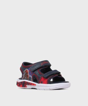 Sandales à scratch avec motif Spiderman garçon - Marvel vue2 - SPIDERMAN - GEMO