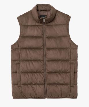 Blouson sans manches toucher peau de pêche homme vue4 - GEMO 4G HOMME - GEMO