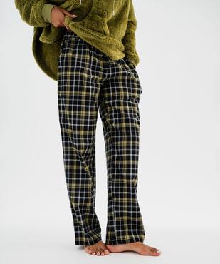 Bas de pyjama à carreaux femme vue2 - GEMO(HOMWR FEM) - GEMO