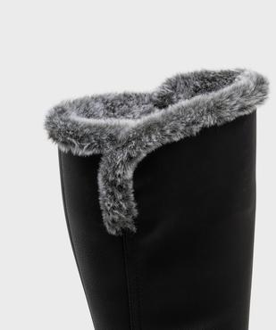 Bottes esprit biker avec fourrure imitation femme - Valentina Baldano vue7 - VALENTINA BALDA - GEMO