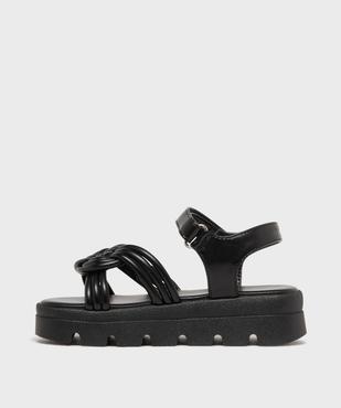 Sandale à épaisse semelle plateforme crantée fille vue3 - LOVELY WINGS - GEMO