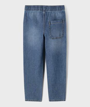 Jean relaxed avec taille ajustable garçon vue3 - GEMO (ENFANT) - GEMO