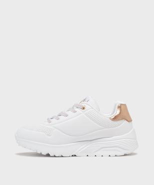 Baskets basses et légères à épaisse semelle crantée fille - Skechers vue3 - SKECHERS - GEMO