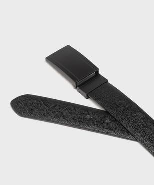 Ceinture grainée boucle plaque homme vue2 - GEMO (ACCESS) - GEMO
