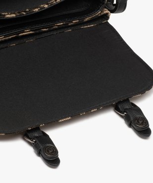 Sac besace compact à bandoulière réglable femme vue3 - GEMO (ACCESS) - GEMO