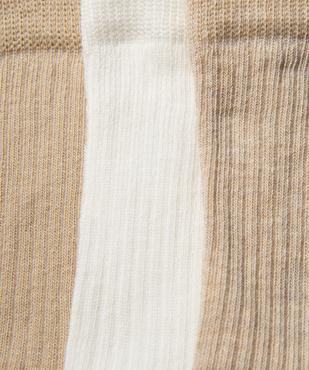 Chaussettes en maille côtelée fille (lot de 3) vue2 - GEMO 4G FILLE - GEMO