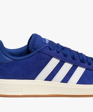 Baskets homme en cuir suédé style rétro et à bandes latérales Grand Court 2000 - Adidas vue6 - ADIDAS - GEMO