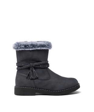Boots fourrées à brides et zip fille vue1 - GEMO (ENFANT) - GEMO