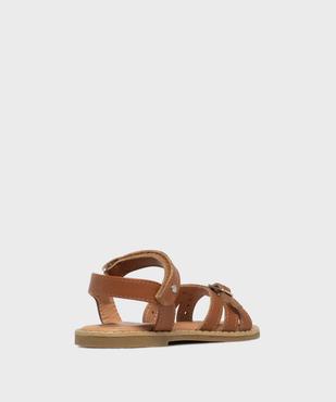 Sandales à bride scratch fille - LuluCastagnette vue4 - LULUCASTAGNETTE - GEMO