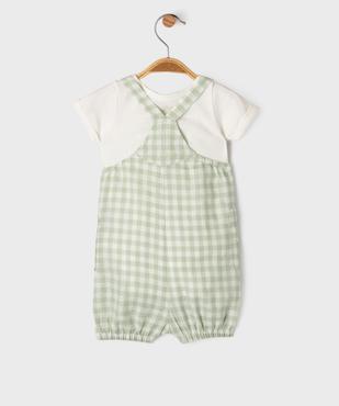 Ensemble 2 pièces bébé body et salopette vue8 - GEMO(BB COUCHE) - GEMO