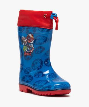 Bottes de pluie garçon à col ajustable – Avengers vue2 - AVENGERS - GEMO