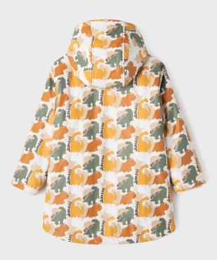 Manteau imperméable à capuche et doublure chaude avec imprimé animé garçon vue4 - GEMO (ENFANT) - GEMO