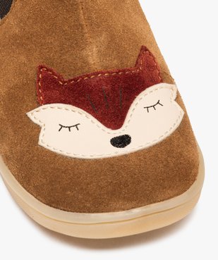 Boots bébé garçon dessus cuir motif renard – NA! vue6 - NA! - GEMO