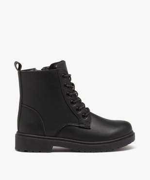 Boots à lacets et semelle crantée fille vue1 - GEMO (ENFANT) - GEMO
