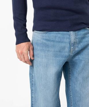 Jean homme coupe Regular aspect délavé vue2 - GEMO (HOMME) - GEMO