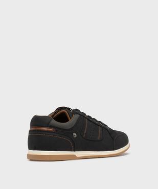 Baskets de ville avec surpiqûres homme - Urban Steps vue4 - URBAN STEPS - GEMO