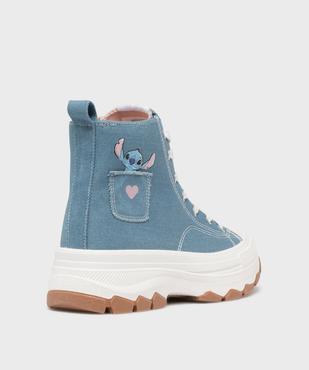 Baskets montantes en toile motif Stitch femme - Disney vue4 - LILO & STITCH - GEMO