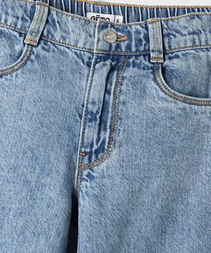 Jean Barrel avec taille ajustable fille vue3 - GEMO (ENFANT) - GEMO