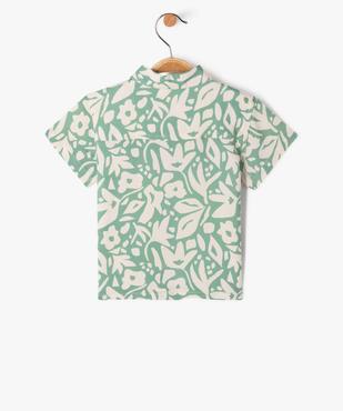 Chemise à manches courtes fluide et imprimée bébé garçon vue3 - GEMO 4G BEBE - GEMO
