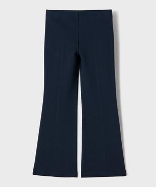 Pantalon en maille coupe flare fille vue3 - GEMO 4G FILLE - GEMO