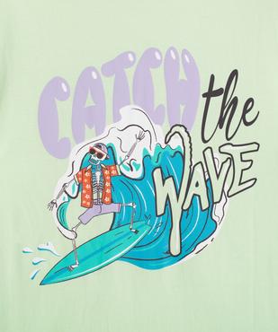 Pyjashort imprimé surf garçon vue2 - GEMO 4G GARCON - GEMO