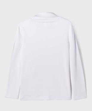 Tee-shirt col montant manches longues garçon vue3 - GEMO 4G GARCON - GEMO