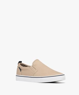Baskets en toile à enfiler style slippers homme - Urban Steps vue2 - URBAN STEPS - GEMO