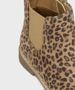 Boots à motif léopard avec élastique latéral bébé fille - Lovely Wings vue6 - LOVELY WINGS - GEMO