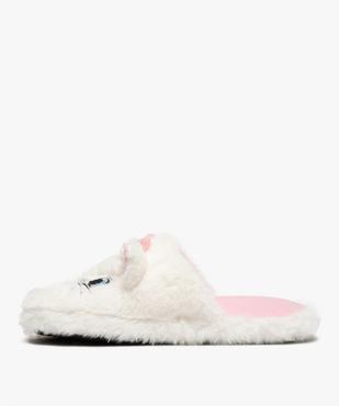 Chaussons femme mules plates en peluche – Les Aristochats vue3 - ARISTOCHATS - GEMO
