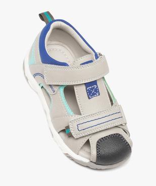 Sandales bébé garçon à brides scratch et bout fermé vue5 - GEMO(BEBE DEBT) - GEMO