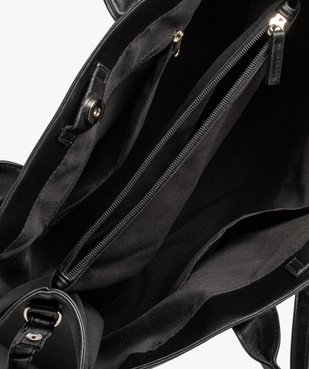 Sac à main grand format avec bandoulière amovible femme vue3 - GEMO (ACCESS) - GEMO
